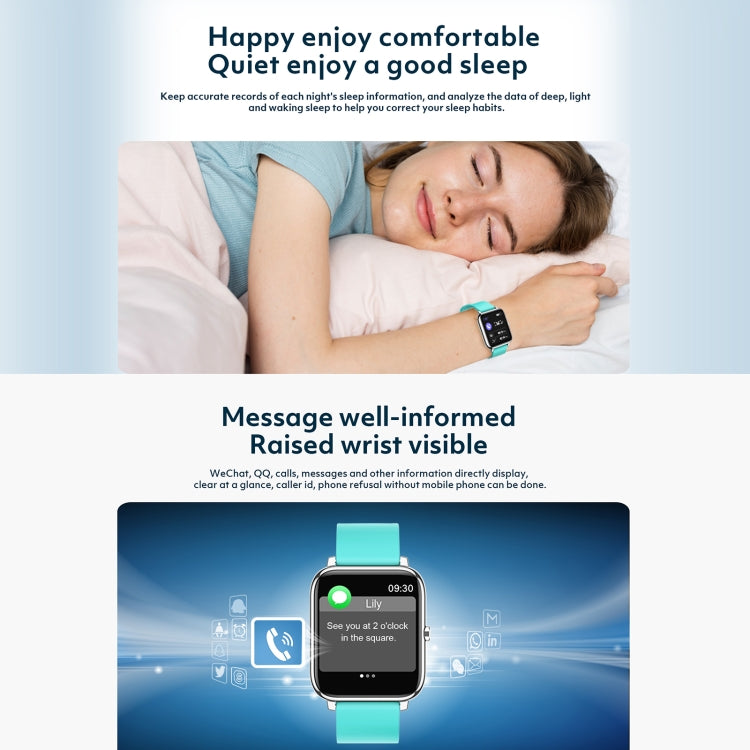 Rogbid Rowatch 1 1.4 inch IPS Screen Smart Watch, Support Blood Pressure Monitoring/Sleep Monitoring(Green) - free shipping - PMC TechLife - Order now!