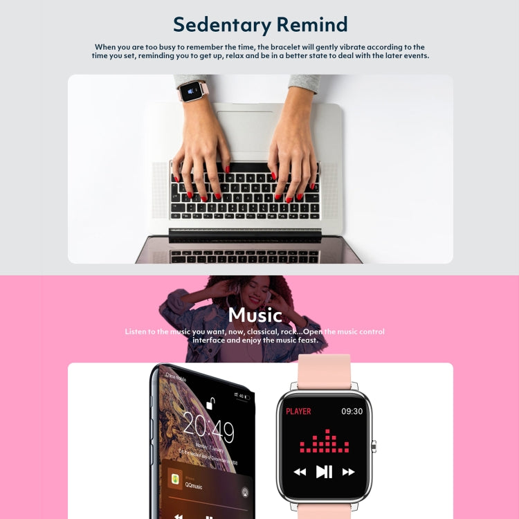 Rogbid Rowatch 1 1.4 inch IPS Screen Smart Watch, Support Blood Pressure Monitoring/Sleep Monitoring(Blue) - free shipping - PMC TechLife - Order now!