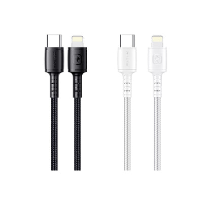 awei CL-118L 20W Type-C / USB-C to 8 Pin Fast Charging Data Cable, Length: 1m(White) - Normal Style Cable by awei | Online Shopping South Africa | PMC Jewellery