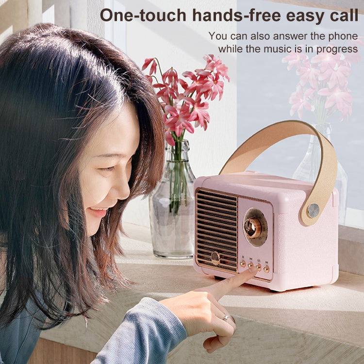 HM11 PLUS Portable HIFI Mini Retro Wireless Bluetooth Speaker(Black) - Mini Speaker by PMC TechLife | Online Shopping South Africa | PMC TechLife | Buy Now Pay Later Mobicred