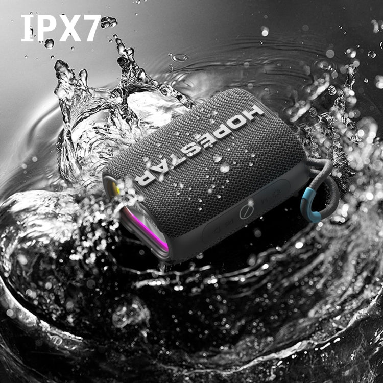 HOPESTAR H54 RGB Light TWS Waterproof Wireless Bluetooth Speaker(Black) - Waterproof Speaker by HOPESTAR | Online Shopping South Africa | PMC Jewellery