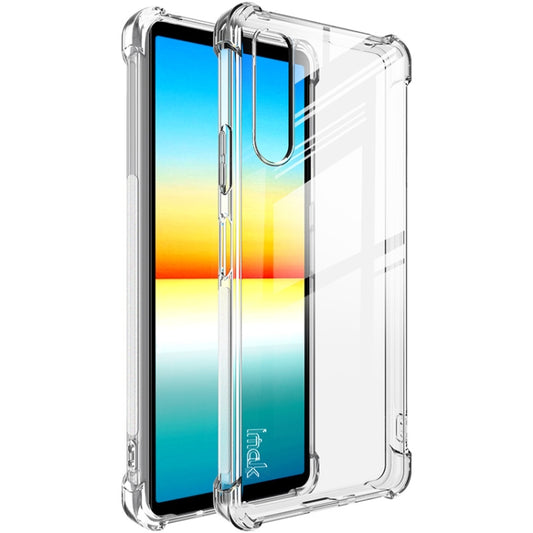 For Sony Xperia 10 IV imak All-inclusive Shockproof Airbag TPU Case with Screen Protector(Transparent) - Sony Cases by imak | Online Shopping South Africa | PMC Jewellery | Buy Now Pay Later Mobicred