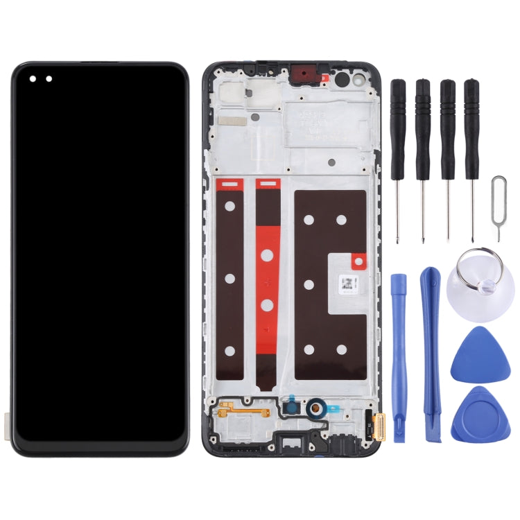 Original LCD Screen For OPPO Reno4 Lite/F17 Pro with Digitizer Full Assembly with Frame - LCD Screen by PMC Jewellery | Online Shopping South Africa | PMC Jewellery