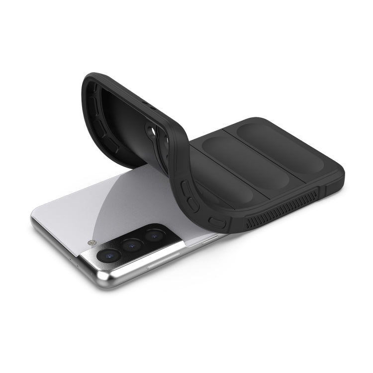 For Samsung Galaxy S21 5G Magic Shield TPU + Flannel Phone Case(Dark Green) - free shipping - PMC TechLife - Order now!