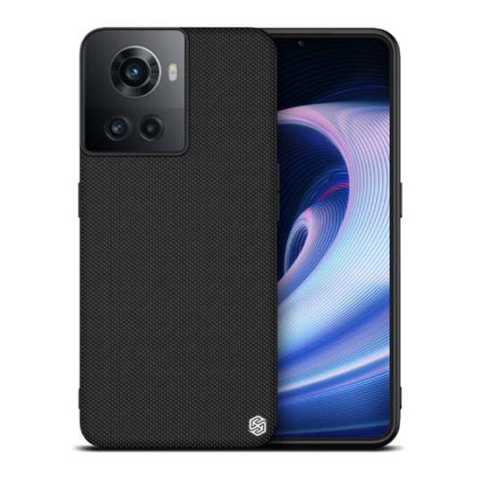 For OnePlus Ace 5G/10R 5G NILLKIN 3D Textured Nylon Fiber TPU Phone Case(Black) - OnePlus Cases by NILLKIN | Online Shopping South Africa | PMC Jewellery