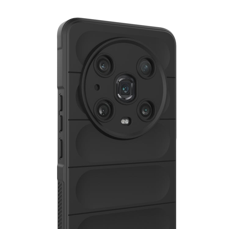 For Honor Magic4 Pro Magic Shield TPU + Flannel Phone Case(Dark Grey) - free shipping - PMC TechLife - Order now!