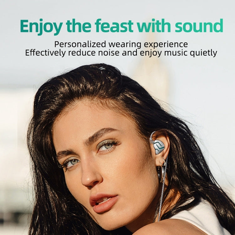 KZ-ZES Electrostatic Dynamic Hybrid HIFI In-Ear Headphones,Length: 1.2m(Without Microphone) - free shipping - PMC TechLife - Order now!