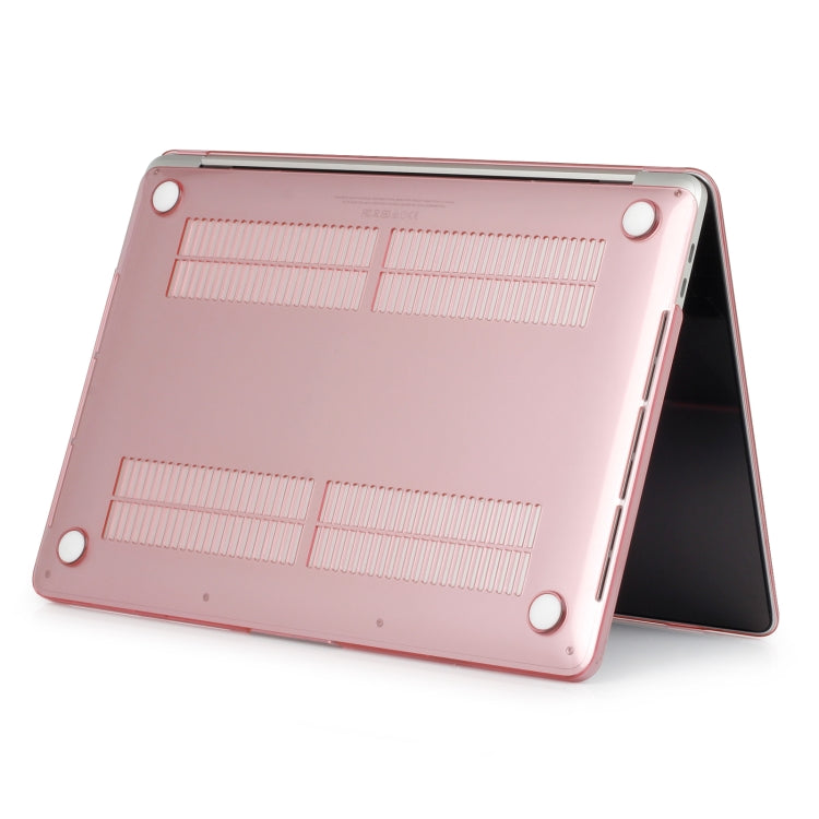 Laptop Crystal Style Protective Case For MacBook Pro 13.3 inch A2338 2022(Pink) - MacBook Pro Cases by PMC TechLife | Online Shopping South Africa | PMC TechLife