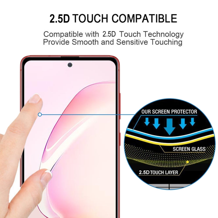 For Galaxy Note 10 Lite Full Glue Full Cover Screen Protector Tempered Glass Film - Galaxy Tempered Glass by PMC Jewellery | Online Shopping South Africa | PMC Jewellery