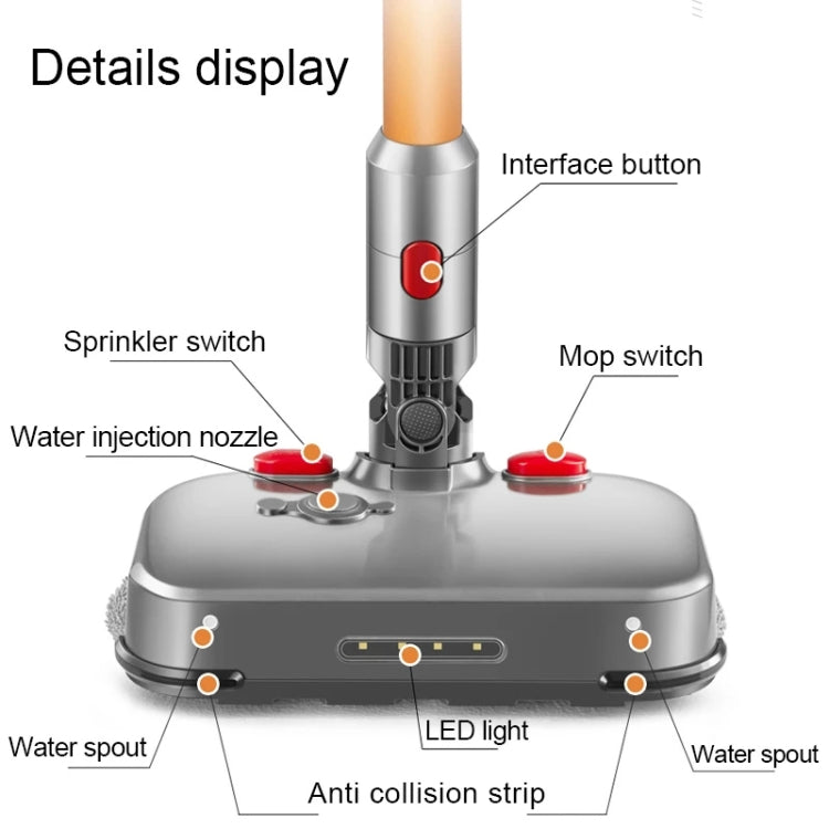 For Dyson V7 / V8 / V10 / V11 D2 Electric Wet and Dry Mopping Head with Water Tank - Dyson Accessories by PMC Jewellery | Online Shopping South Africa | PMC Jewellery