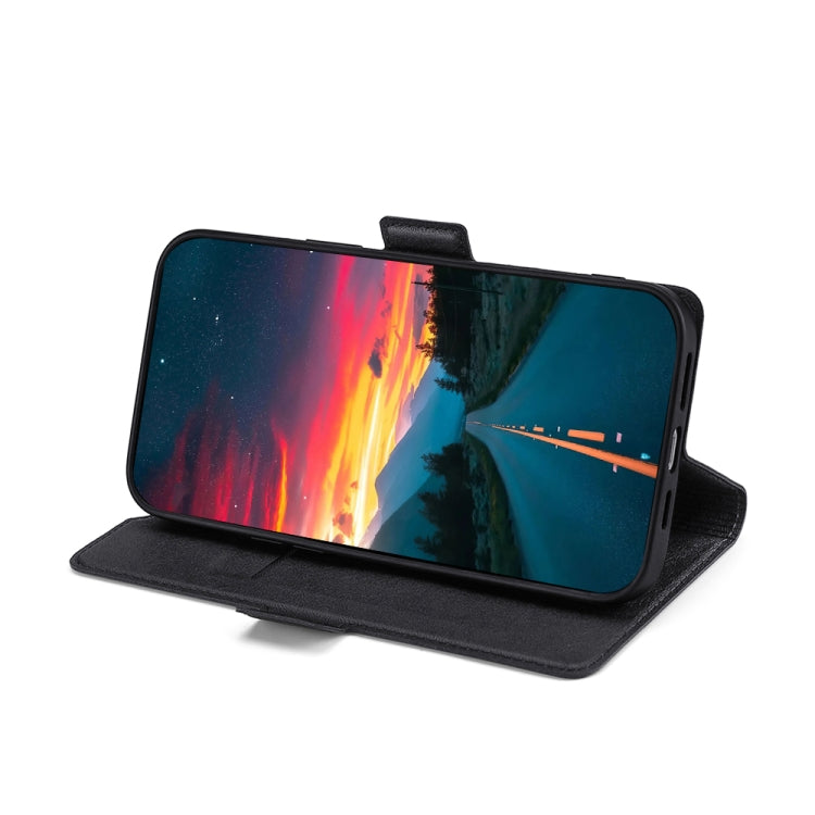For OnePlus 10T Ultra-thin Voltage Side Buckle Leather Phone Case(Black) - free shipping - PMC TechLife - Order now!
