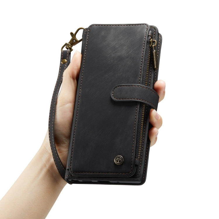 For iPhone 14 CaseMe C30 Multifunctional Phone Leather Case (Black) - iPhone 14 Cases by CaseMe | Online Shopping South Africa | PMC TechLife | Buy Now Pay Later Mobicred