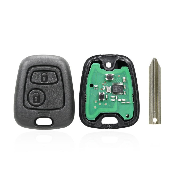 For Peugeot 206 433MHz 2 Buttons Intelligent Remote Control Car Key, Key Blank:SX9 - Remote Car Key by PMC Jewellery | Online Shopping South Africa | PMC Jewellery