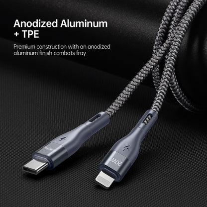 DUZZONA A1 PD 20W Type-C to 8 Pin Fast Charging Data Cable, Length: 1m(Grey) - Normal Style Cable by DUZZONA | Online Shopping South Africa | PMC Jewellery