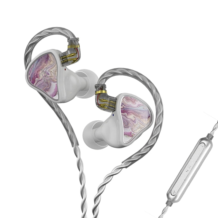 CVJ Hybrid Technology HiFi Music Wired Earphone With Mic(Rosy) - free shipping - PMC TechLife - Order now!