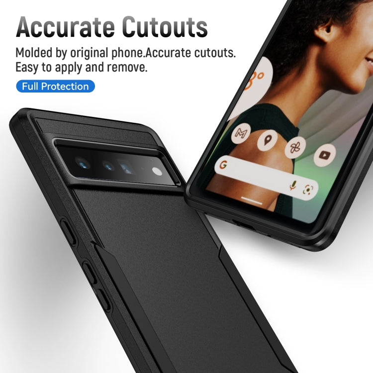 For Google Pixel 7 Pro Pioneer Armor Heavy Duty PC + TPU Phone Case(Black) - free shipping - PMC TechLife - Order now!