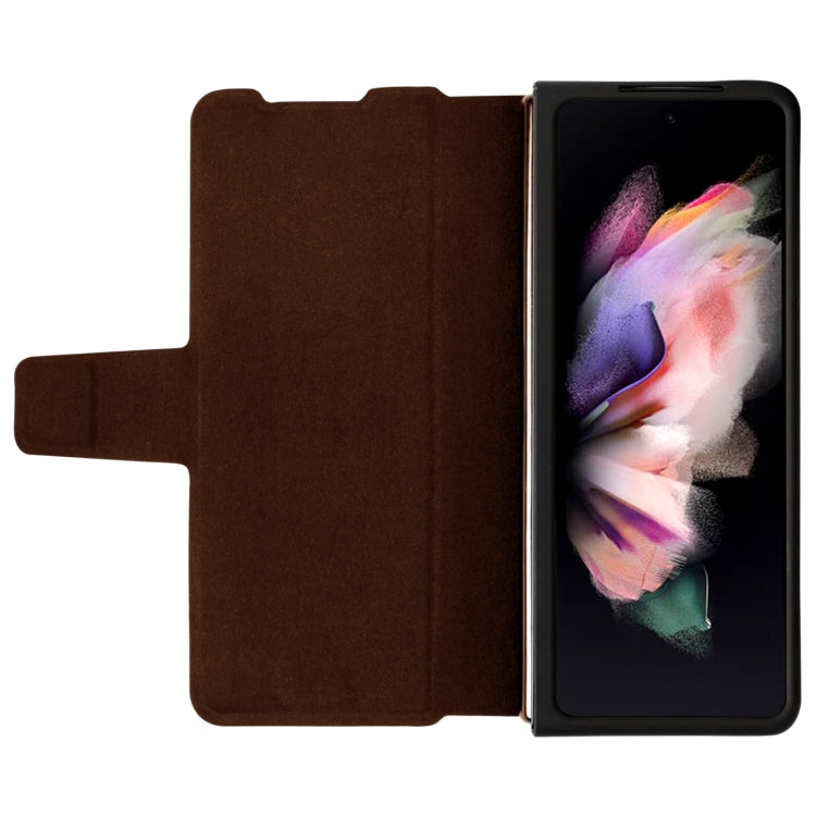 For Samsung Galaxy Z Fold4 5G NILLKIN Ogg Leather Phone Case(Brown) - Galaxy Z Fold4 5G Cases by NILLKIN | Online Shopping South Africa | PMC Jewellery