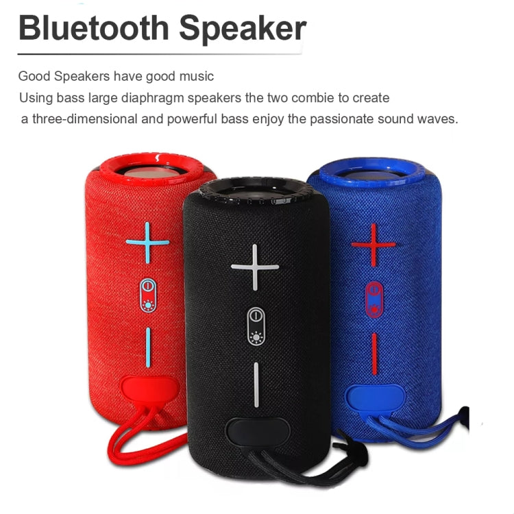 T&G TG639 10W Portable LED Light TWS Wireless Bluetooth Speaker(Red) - Mini Speaker by T&G | Online Shopping South Africa | PMC Jewellery