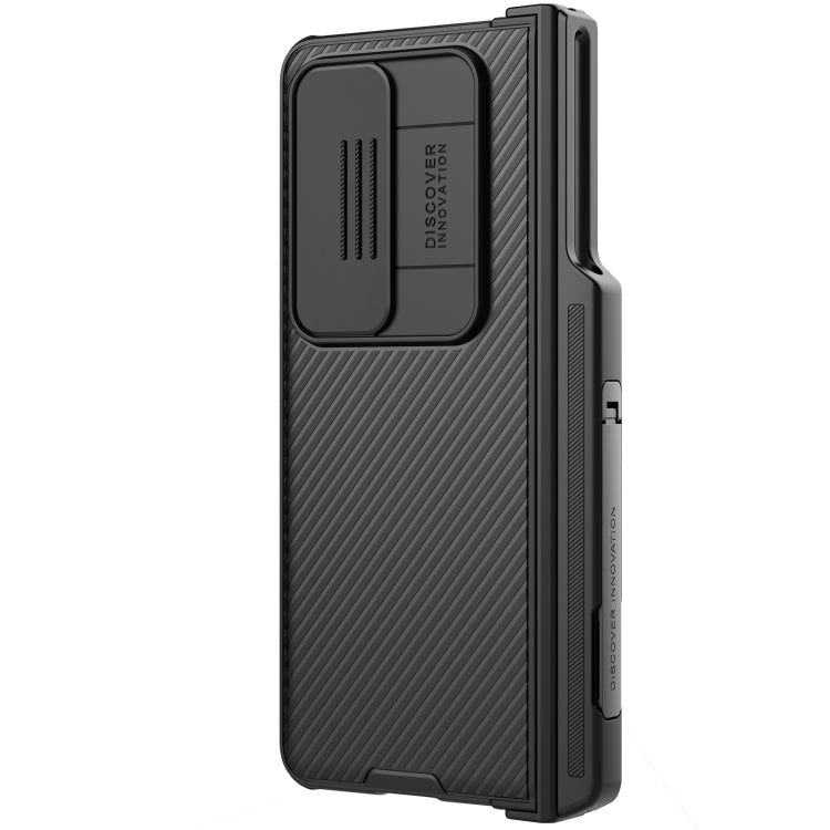 For Samsung Galaxy Z Fold4 5G NILLKIN Black Mirror Pro Series Camshield PC Phone Case with Pen Slot, Set Version(Black) - Galaxy Z Fold4 5G Cases by NILLKIN | Online Shopping South Africa | PMC Jewellery | Buy Now Pay Later Mobicred