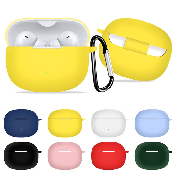 For Honor WINGcloud Earbuds X3i Silicone Protective Case with Hook(White) - Huawei Earphone Case by PMC TechLife | Online Shopping South Africa | PMC TechLife