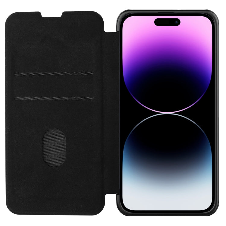 For iPhone 14 Pro NILLKIN QIN Series Pro Leather Phone Case(Black) - free shipping - PMC TechLife - Order now!