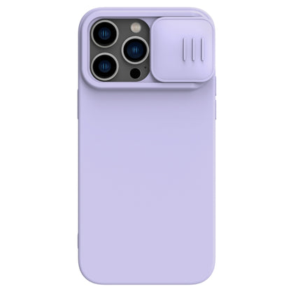 For iPhone 14 Pro Max NILLKIN CamShield MagSafe Liquid Silicone Phone Case(Purple) - iPhone 14 Pro Max Cases by NILLKIN | Online Shopping South Africa | PMC Jewellery