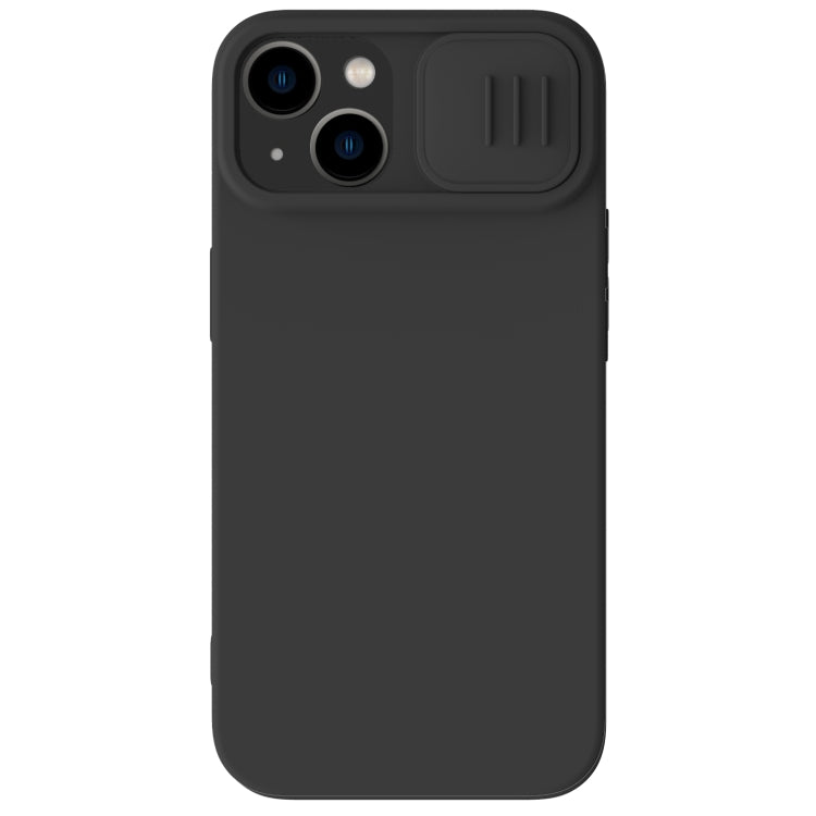 For iPhone 14 NILLKIN CamShield Liquid Silicone Phone Case(Black) - iPhone 14 Cases by NILLKIN | Online Shopping South Africa | PMC Jewellery