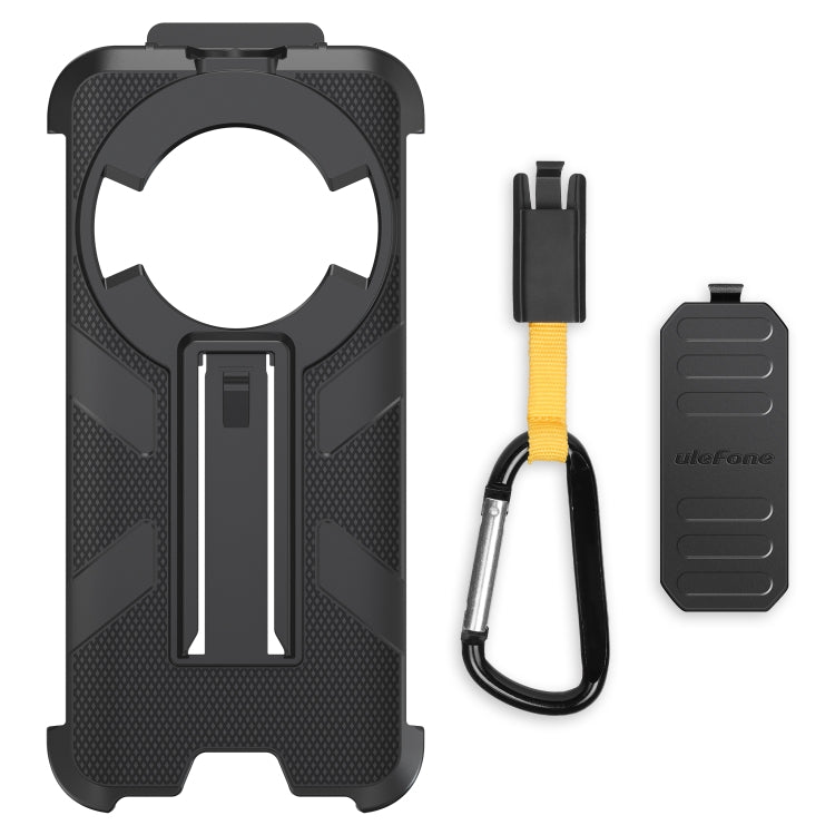 For Ulefone Power Armor 16 Pro / Power Armor 16S Ulefone Back Clip Phone Case with Carabiner(Black) - free shipping - PMC TechLife - Order now!
