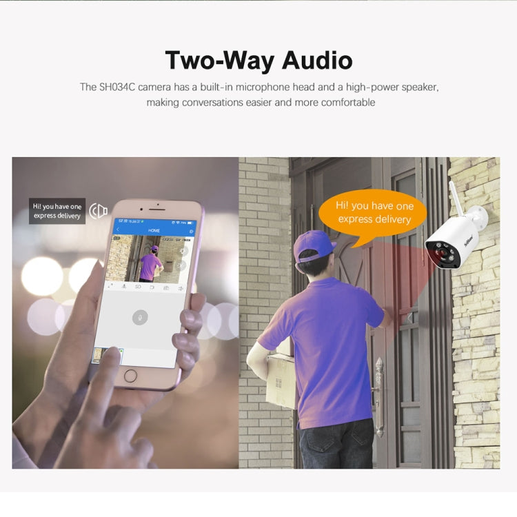 SriHome SH034C 4.0MP AI Humanoid Tracking WiFi Outdoor Surveillance Camera(UK Plug) - free shipping - PMC TechLife - Order now!