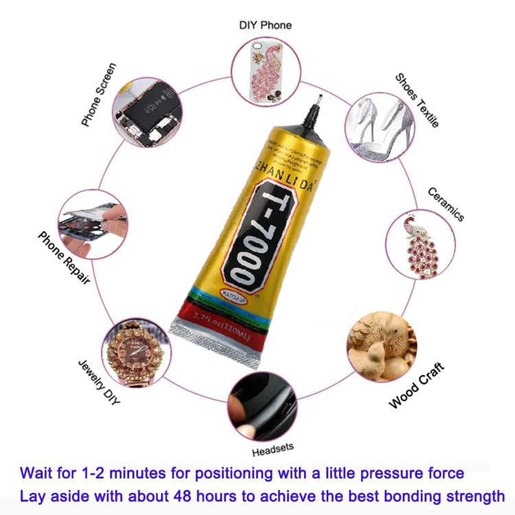 15mL T7000 LCD Screen Black Glue Multifunction Universal DIY Adhesive Glue - Repair Glue Series by PMC TechLife | Online Shopping South Africa | PMC TechLife | Buy Now Pay Later Mobicred