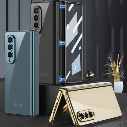 For Samsung Galaxy Z Fold4 GKK Magnetic Hinged Phantom Folding Phone Case(Champagne Gold) - Galaxy Z Fold4 5G Cases by GKK | Online Shopping South Africa | PMC Jewellery