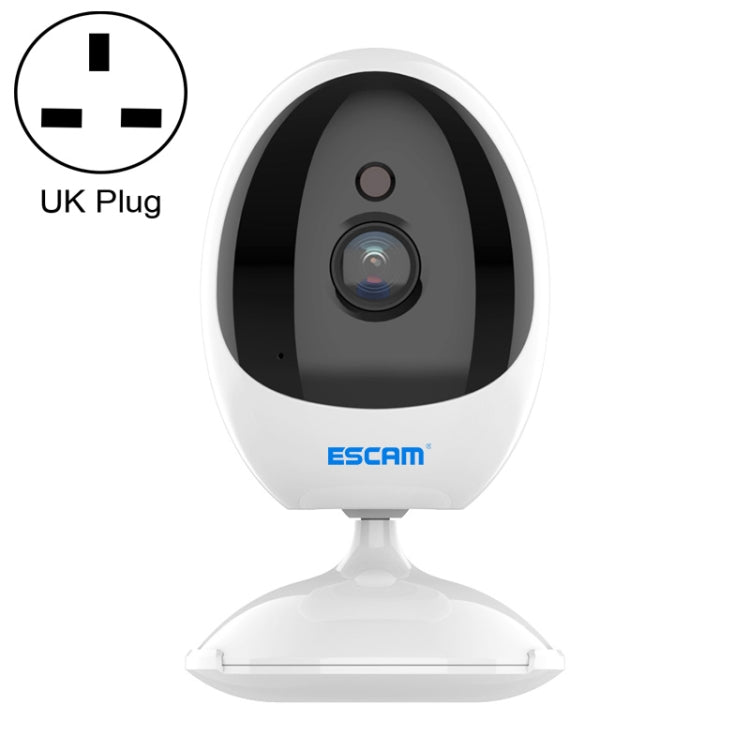 ESCAM QF006 3MP 1296P HD Indoor Wireless PTZ IP Camera IR Night Vision AI Humanoid Detection Home Security CCTV Monitor, Plug Type:UK Plug(White) - Mini Camera by ESCAM | Online Shopping South Africa | PMC Jewellery | Buy Now Pay Later Mobicred