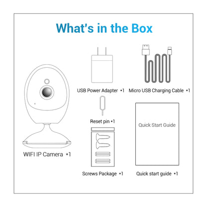 ESCAM QF006 3MP 1296P HD Indoor Wireless PTZ IP Camera IR Night Vision AI Humanoid Detection Home Security CCTV Monitor, Plug Type:UK Plug(White) - Mini Camera by ESCAM | Online Shopping South Africa | PMC Jewellery | Buy Now Pay Later Mobicred