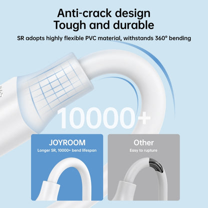 JOYROOM S-UC027A9 3A USB to USB-C/Type-C Fast Charging Data Cable, Length: 2m(White) - USB-C & Type-C Cable by JOYROOM | Online Shopping South Africa | PMC Jewellery