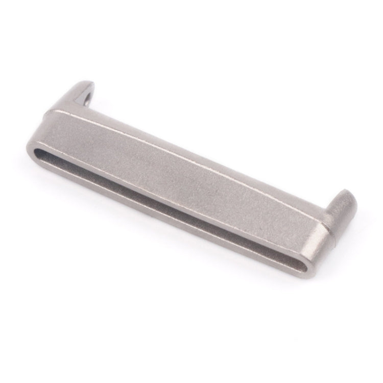 For Fitbit Versa 4 / Sense 2 1 Pair Universal Metal Watch Band Connectors(Silver) -  by PMC TechLife | Online Shopping South Africa | PMC TechLife
