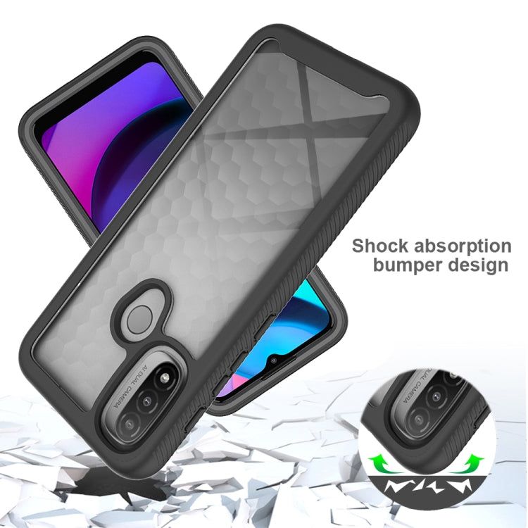 For Motorola Moto E20 Starry Sky Solid Color TPU Clear PC Phone Case(Sky Blue) - free shipping - PMC TechLife - Order now!