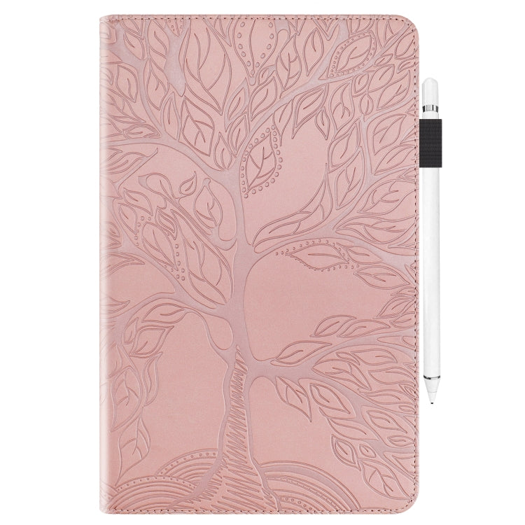 For Xiaomi Redmi Pad 10.61 Life Tree Series Horizontal Flip Leather Case with Holder(Rose Gold) -  by PMC Jewellery | Online Shopping South Africa | PMC Jewellery