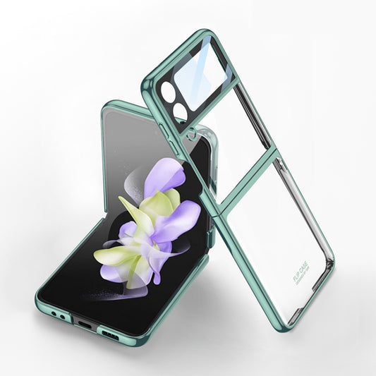 For Samsung Galaxy Z Flip4 GKK Integrated Electroplating All-inclusive Phone Case(Night Green) - Galaxy Z Flip4 5G Cases by GKK | Online Shopping South Africa | PMC Jewellery