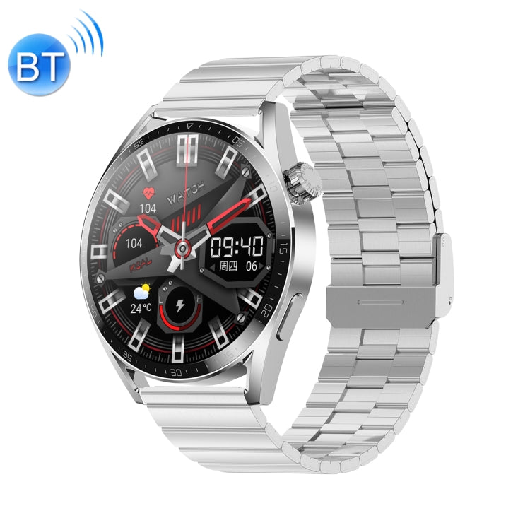 Ochstin 5HK3 Plus 1.36 inch Round Screen Bluetooth Smart Watch, Strap:Stainless Steel(Silver) - Smart Watches by OCHSTIN | Online Shopping South Africa | PMC Jewellery | Buy Now Pay Later Mobicred