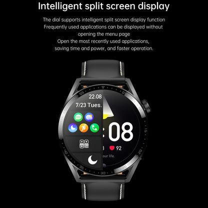 Ochstin 5HK3 Plus 1.36 inch Round Screen Bluetooth Smart Watch, Strap:Stainless Steel(Silver) - Smart Watches by OCHSTIN | Online Shopping South Africa | PMC Jewellery | Buy Now Pay Later Mobicred