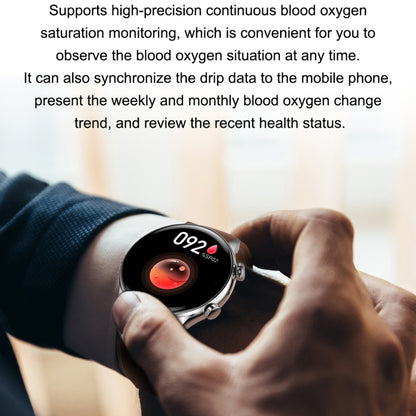 Ochstin 5HK8 Pro 1.36 inch Round Screen Blood Oxygen Blood Pressure Monitoring Bluetooth Smart Watch, Strap:Silicone(Gold) - Smart Watches by OCHSTIN | Online Shopping South Africa | PMC Jewellery | Buy Now Pay Later Mobicred