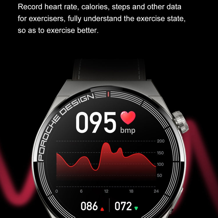 Ochstin 5HK46P 1.36 inch Round Screen Silicone Strap Smart Watch with Bluetooth Call Function(Silver+Black) - free shipping - PMC TechLife - Order now!