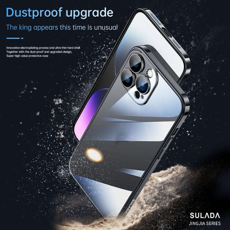 For iPhone 14 Pro Max SULADA Hard PC Shockproof Phone Case(Silver) - iPhone 14 Pro Max Cases by SULADA | Online Shopping South Africa | PMC Jewellery