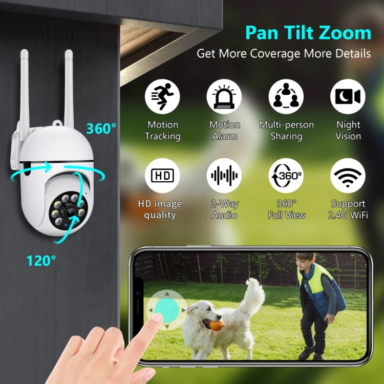 A7 1080P HD Wireless WiFi Smart Surveillance Camera Support Night Vision / Two Way Audio without Memory - Wireless Camera by PMC Jewellery | Online Shopping South Africa | PMC Jewellery