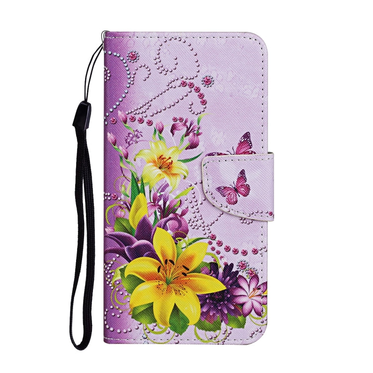 For Xiaomi Redmi A1 Colored Drawing Pattern Leather Phone Case(Yellow Flower Butterfly) - free shipping - PMC TechLife - Order now!