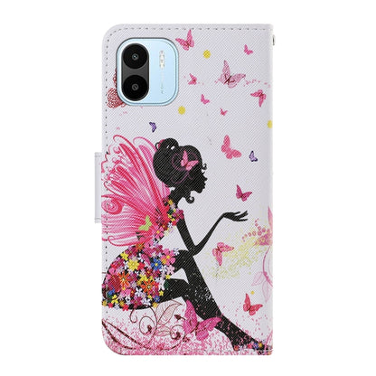 For Xiaomi Redmi A1 Colored Drawing Pattern Leather Phone Case(Dancing Girl) - Xiaomi Cases by PMC Jewellery | Online Shopping South Africa | PMC Jewellery