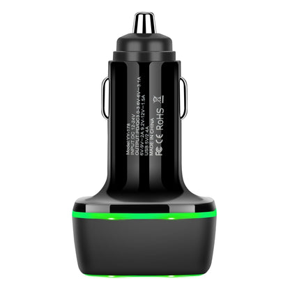 ACC-178 30W Dual USB+USB-C/Type-C Fast Charge Car Charger(Black) - Car Charger by PMC Jewellery | Online Shopping South Africa | PMC Jewellery