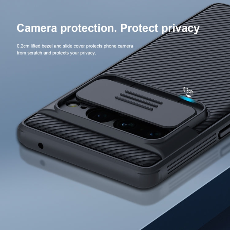 For Google Pixel 7 Pro 5G NILLKIN CamShield Pro Series PC Full Coverage Phone Case(Black) - Google Cases by NILLKIN | Online Shopping South Africa | PMC Jewellery