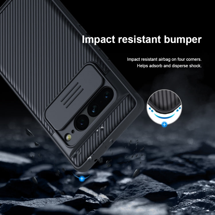 For Google Pixel 7 Pro 5G NILLKIN CamShield Pro Series PC Full Coverage Phone Case(Black) - Google Cases by NILLKIN | Online Shopping South Africa | PMC TechLife | Buy Now Pay Later Mobicred