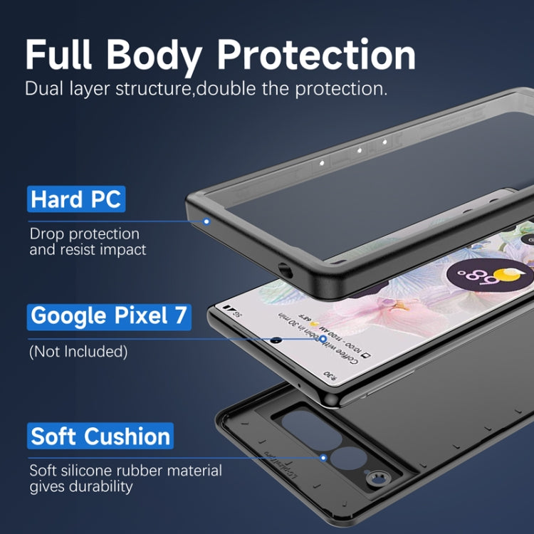 For Google Pixel 7 RedPepper PC + TPU Waterproof Phone Case - Google Cases by RedPepper | Online Shopping South Africa | PMC TechLife | Buy Now Pay Later Mobicred
